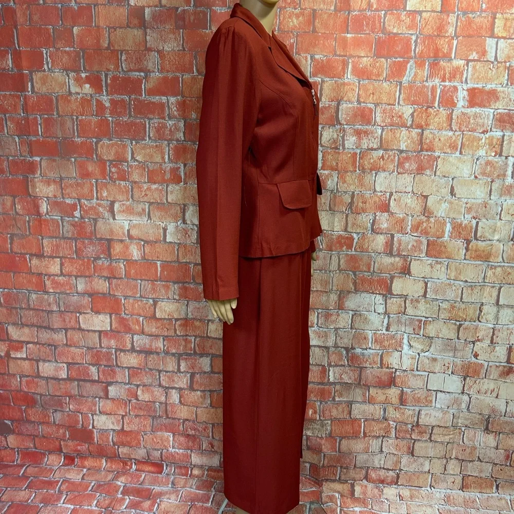 Fashion Bug Vintage‎ Y2K Blazer Midi Skirt Suit